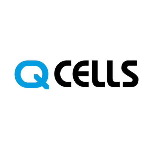 Q Cells Logo, with a white background