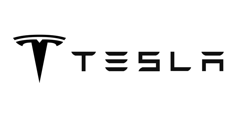 Tesla Logo with a White Background